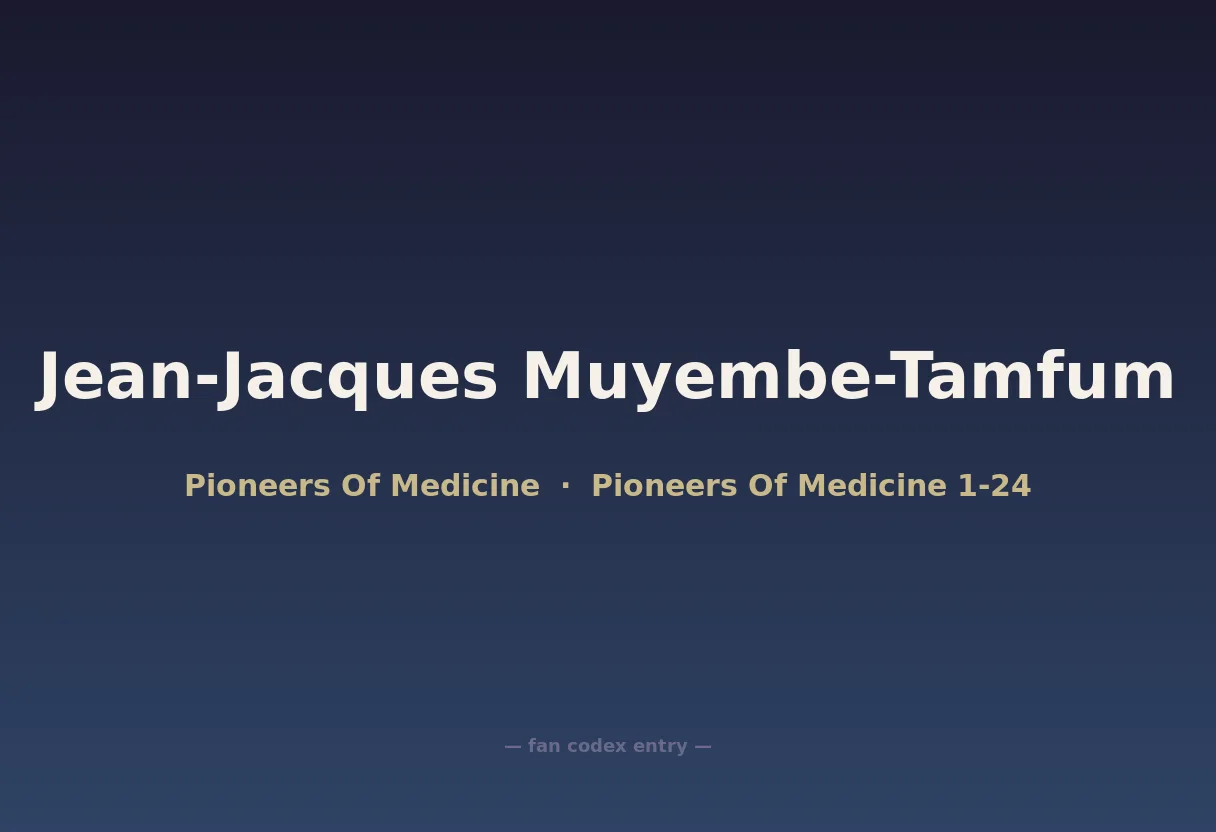Jean-Jacques Muyembe-Tamfum