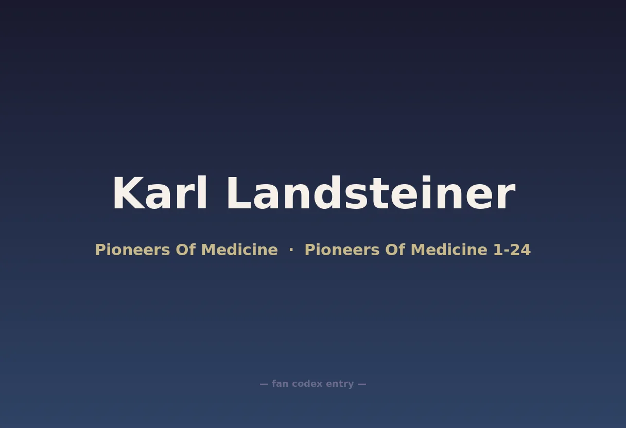Karl Landsteiner